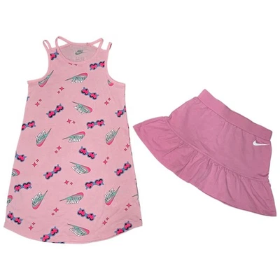 Nike Niñas 6x Conjunto de Skort y Vestido - Ropa Activa / Lote de Ropa Informal Foto 1 de 4