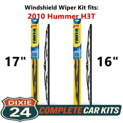 Rain-X Weatherbeater Windshield Wiper Kit fits: 2010 Hummer H3T (17" & 16") - Imagem 1 de 4