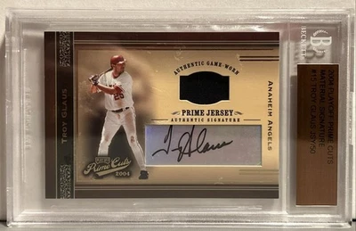 Camiseta deportiva Troy Glaus 2004 Playoff Prime Cuts Material Signature #15 03/50 Foto 1 de 2