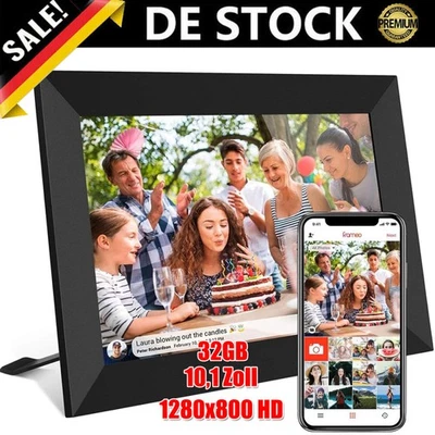 Digital Photo Frame 10.1 Inch WiFi Digital Photo Frame 32GB IPS Touch Screen - Image 1 of 4