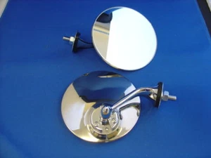 NEW AUSTIN MINI VAN PICK UP MOKE LUCAS STYLE MIRROR PAIR - Picture 1 of 1