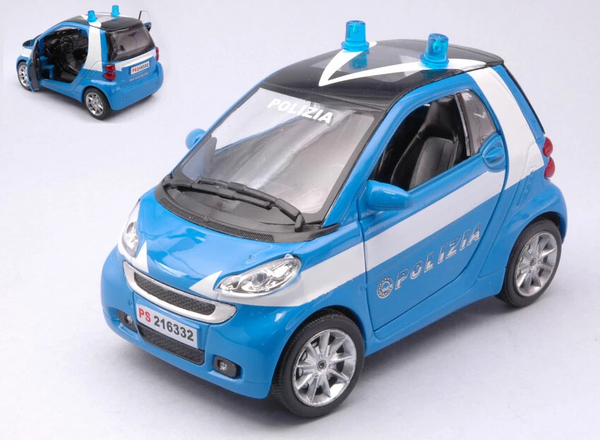 Smart Fortwo Police 1:24 Model NEW RAY - Image 1 of 1