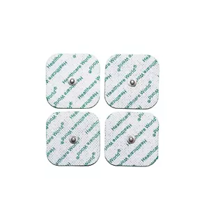 TENS/EMS Electrode Pads 3.5mm Stud Connection 5x5cm fits Beurer, Sanitas Etc. - Picture 1 of 14