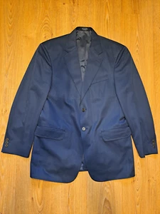 Travelsmith Sport Coat Mens 42R Dark Teal Green Blazer Suit Jacket - Picture 1 of 11