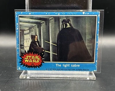 1977 STAR WARS The Light Sabre Topps #45 Darth Vader Obi-Wan Ben Kenobi Jedi - Image 1 of 2