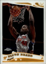 2005-06 Topps Chrome Los Angeles Clippers Basketball Card #86 Elton Brand