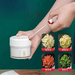 Plastic Garlic Crusher Press Vegetable Cutter Chopper Grater Peeler Kitchen Tool - Picture 1 of 6