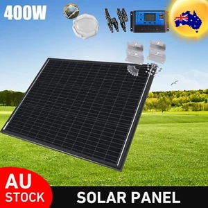 400W Mono Solar Panel 12V 400 Watt Caravan Camping Home Battery Charging Power - Picture 1 of 12