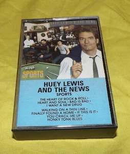 π HUEY LEWIS AND THE NEWS SPORTS 1989 CASSETTE - Picture 1 of 3