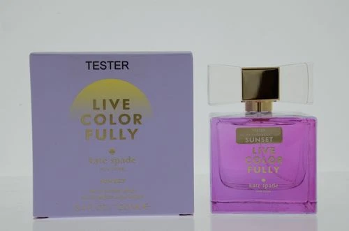 Kate Spade Live Colorfully Sunset for Women Eau de Parfum Spray TESTER 3.4 oz - Image 1 of 1