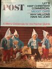 June 1965 Saturday Evening Post Magazine Fischer Quintuplets Christmas No Jobs
