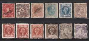 1880-1900 Philippines stamp collection King Elfonso - Picture 1 of 2