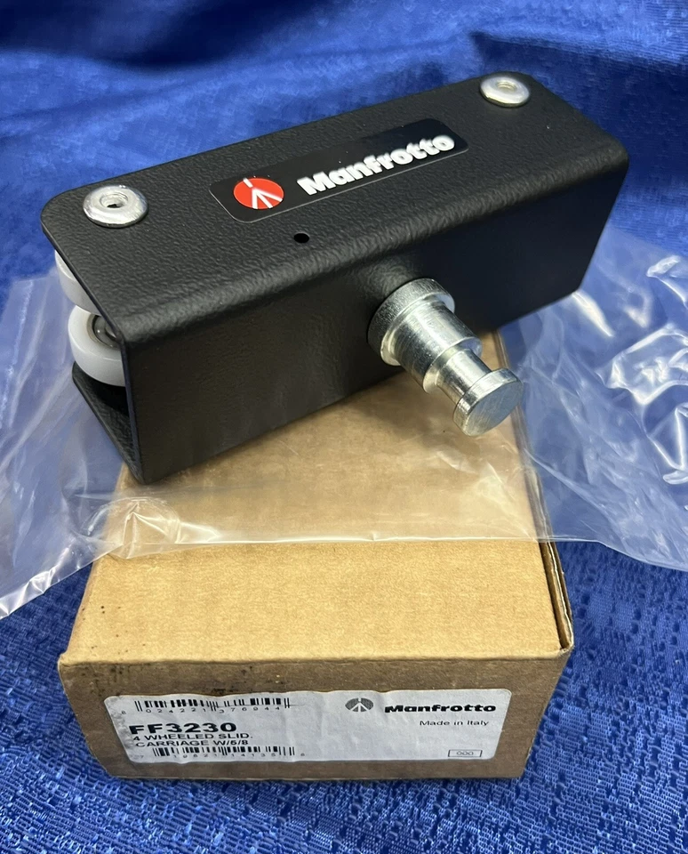 Manfrotto FF3230 4-Wheeled Carriage with 5/8" Spigot. . .