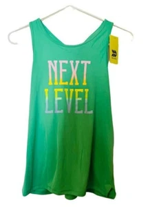 All In Motion 'Next Level' Graphic, Girl's Green Sleeveless Tank Top, Size L - Imagen 1 de 4