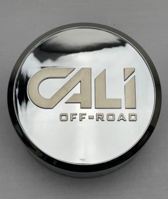 Cali Off-Road Chrome Snap In Wheel Center Cap C109108C04 12722012F-4 - Image 1 of 2