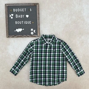 JANIE AND JACK x Disney Mickey Mouse Plaid Button Up Shirt Size 18-24 Months - Picture 1 of 3