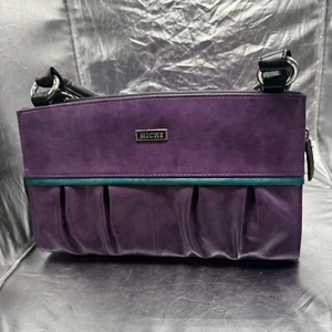 Women  Purple handbag Purse By Miche, Small Size - Picture 1 of 4