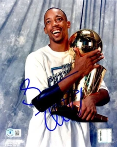 Sean Elliott Signed 8x10 Beckett COA Photo File NBA Authenticated Auto BGS Spurs - Picture 1 of 2