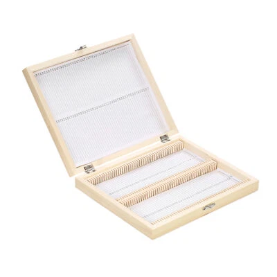 KKmoon 100Places Wooden Slide Storage Box & Numbered Slots Contents Sheet Q4V3 - Image 1 of 4