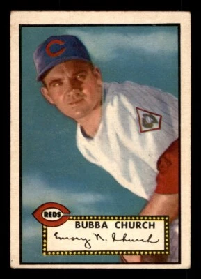 1952 Topps Baseball #323 Bubba Church VG/EX - EX *h1 - Image 1 of 2