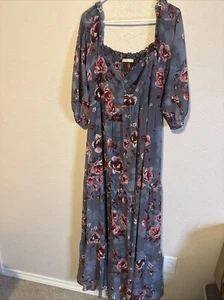 Wayward Fancies eShakti Damenkleid Blumendruck Größe 1 x 16 W Fairy Ethereal - Bild 1 von 14