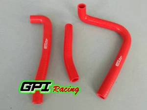 KAWASAKI KMX 125 KMX125 1985-2002 2001 2000 SILICONE RADIATOR HOSE RED - Picture 1 of 12