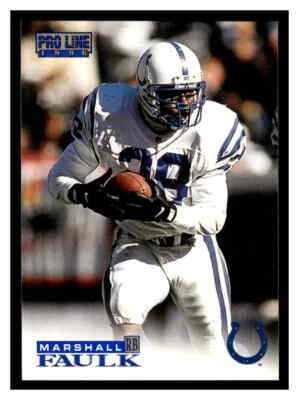 1996 Pro Line #43 Marshall Faulk - Image 1 of 2