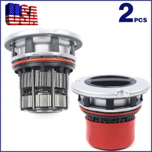 OEM For 2005-2010 Ford F250 F350 F450 F550 Super Duty Auto Locking Front Hub Set - Picture 1 of 13