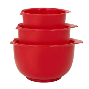 GLAD Mixing Bowls with Pour Spout, Set of 3 | Nesting Design Saves Space | No... - Picture 1 of 5