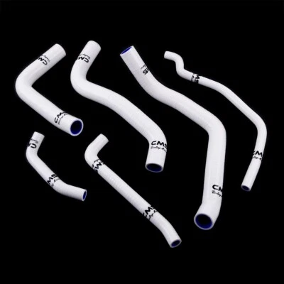 White For 2006 2007 2008 2009 Suzuki GSXR600 GSXR750 Silicone Radiator Hose Kit - Imagem 1 de 4