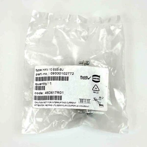 Harting Han 10 ESS-F (BU) Steckverbinder Buchseneinsatz 09330102772, unused/OVP - Picture 1 of 2