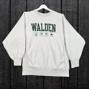 Vintage 80s WALDEN Champion Reverse Weave Warmup Sweatshirt - XL - Picture 1 of 17