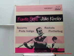 JULIE KINSLER-(45 EP WITH CARDBOARD COVER)-FRANTIC FLUTE -CAPITOL EAP 1-660-1955 - Picture 1 of 4