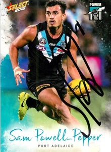 ✺Signed✺ 2018 PORT ADELAIDE POWER AFL Card SAM POWELL-PEPPER - Bild 1 von 3