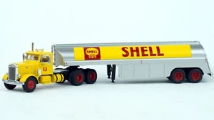 Brekina Peterbilt 281 & Gasoline Tanker #85762 '50s-'70s HO, Shell 1/87 - Picture 1 of 6