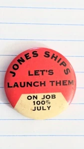 Spilla Spilla Vintage Jones Ships - Foto 1 di 5
