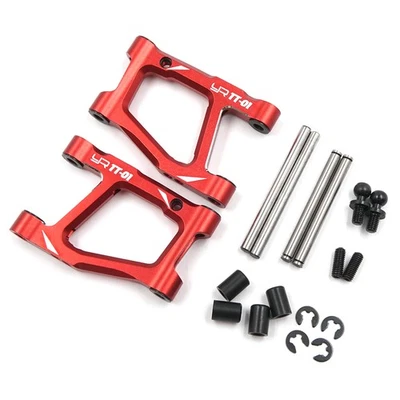 NEW Yeah Racing TATT-038RD Alum Rear Lower Arm Set Red : Tamiya TT-01/ TT-01E - Image 1 of 2