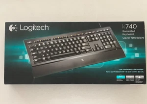 Logitech K740 kabelgebundene beleuchtete Tastatur - Brandneu Versiegelt - Bild 1 von 6