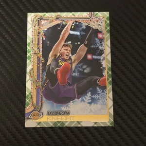 2025-26 Topps Holiday Dalton Knecht #H122 Green Plaid Lakers - Picture 1 of 2