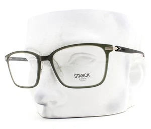 Starck Eyeglasses SH 2059T 0004 Glasses Crystal Green Matte Black 54mm No Case - Picture 1 of 6