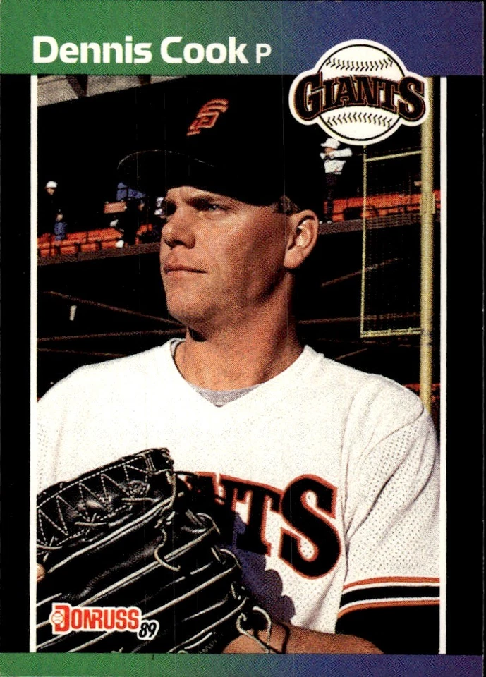 1989 Donruss #646 Dennis Cook [GOATCARDS] - Image 1 of 2