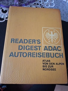 Reader’s Digest ADAC Autoreisebuch Atlas – Alpen bis Nordsee, 1968 guter Zustand - Bild 1 von 9