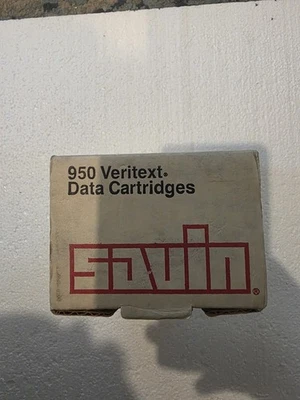 Cartucho de datos Savin 950 Veritext. Una de las cintas parece estar sellada. Foto 1 de 3