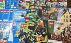 Lot -40 Lego Instruction Assembly Books Booklet Manuals Castle Power Miners City - Picture 1 of 8