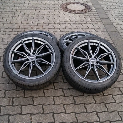 19 Pollici Invernali RW02 per BMW 5er G30 G31 G5L G5K Touring Limo Grigio Cerchi - Immagine 1 di 4
