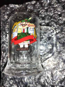 1,5 Unzen, SCHUSSES Grübchen Glas mit Griff, 3" hoch, deutsch bayrisch GUY, Party. 9a - Bild 1 von 4
