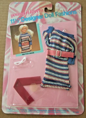 NUEVO DE LOTE SHILLMAN YOUNG 'N LOVELY 11 1/2" MUÑECA DE DISEÑO MODA VESTIDO DE PUNTO 1984 Foto 1 de 4