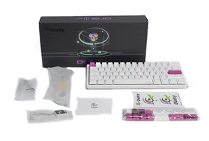 Teclado mecánico Ducky One 3 Mini blanco puro 60 % RGB intercambio en caliente Cherry MX - Imagen 1 de 7