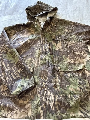New Vintage Stearns Dry Wear Realtree Hooded Hunting Jacket Men's Size Large L - Image 1 of 4