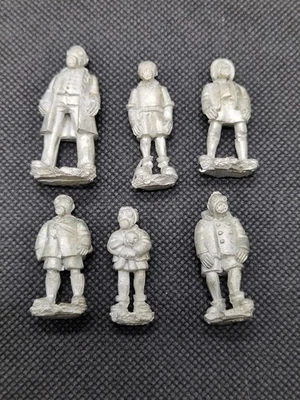 (6) Máscara apocalíptica con ciencia ficción RPG miniaturas de metal 1 1/4" - 1 1/2" Foto 1 de 4